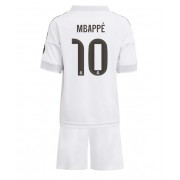 Real Madrid Kylian Mbappe #10 Hjemme Trøje Børn 2025-26 Kortærmet (+ Korte bukser)